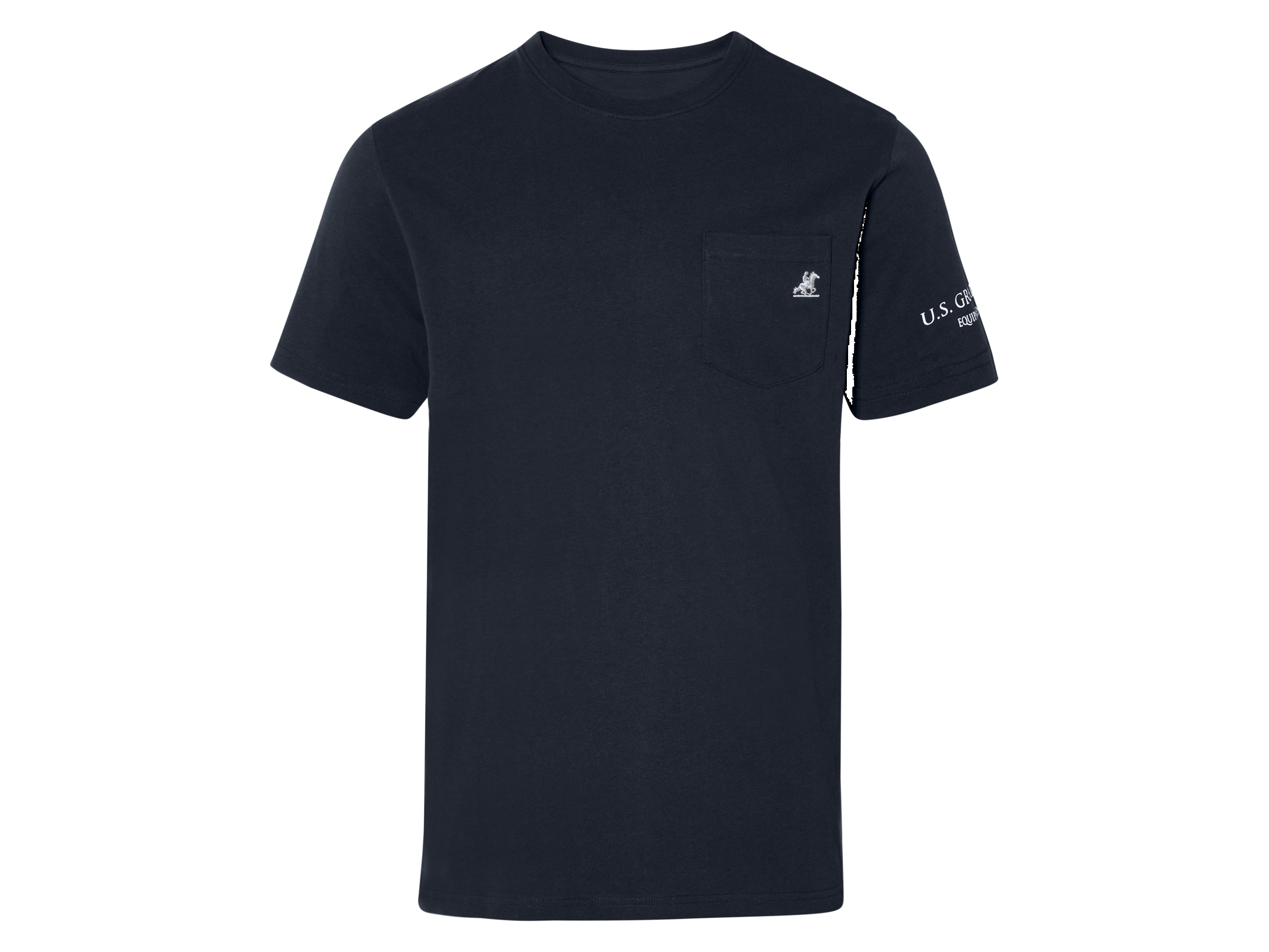 U.s. Grand Polo T-shirt męski z bawełny Granatowy, XL 56/58