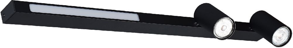 Darmowa Dostawa - Lampa podsufitowa 2x5 W czarna Zuma Line Mannari S230757203