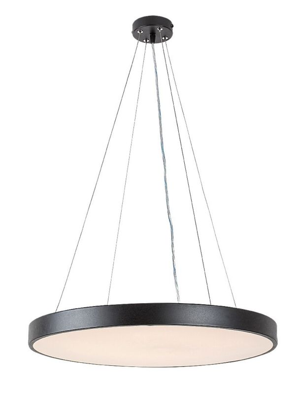 Żyrandol Rabalux Tesia 0415 czarno-biały pilot wbudowany LED 60W 1 szt.