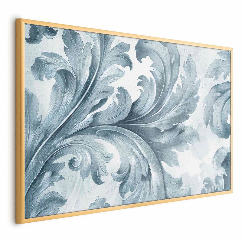 Plakat Artgeist Kamienny ornament 42x29,7 cm z ramą złotą 1 szt