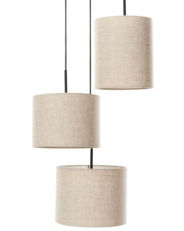 Lampa wisząca Parguaza Len Jasnobeżowy 1 szt.