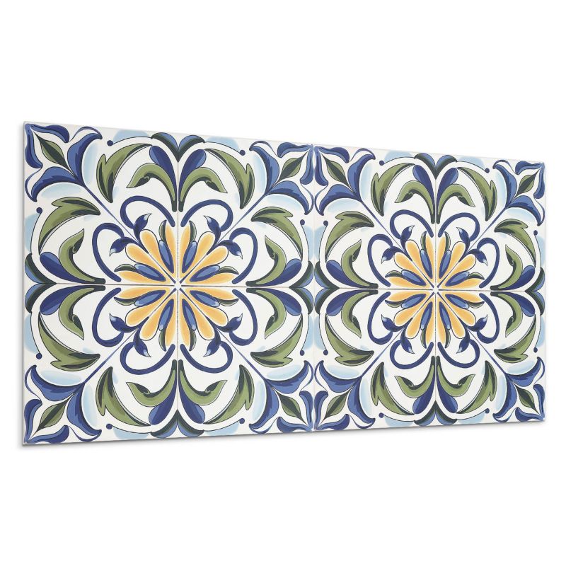 Kafelki samoprzylepne Wallfluent 40x20 cm Kwiatowy design w roślinnej kompozycji 10 szt.