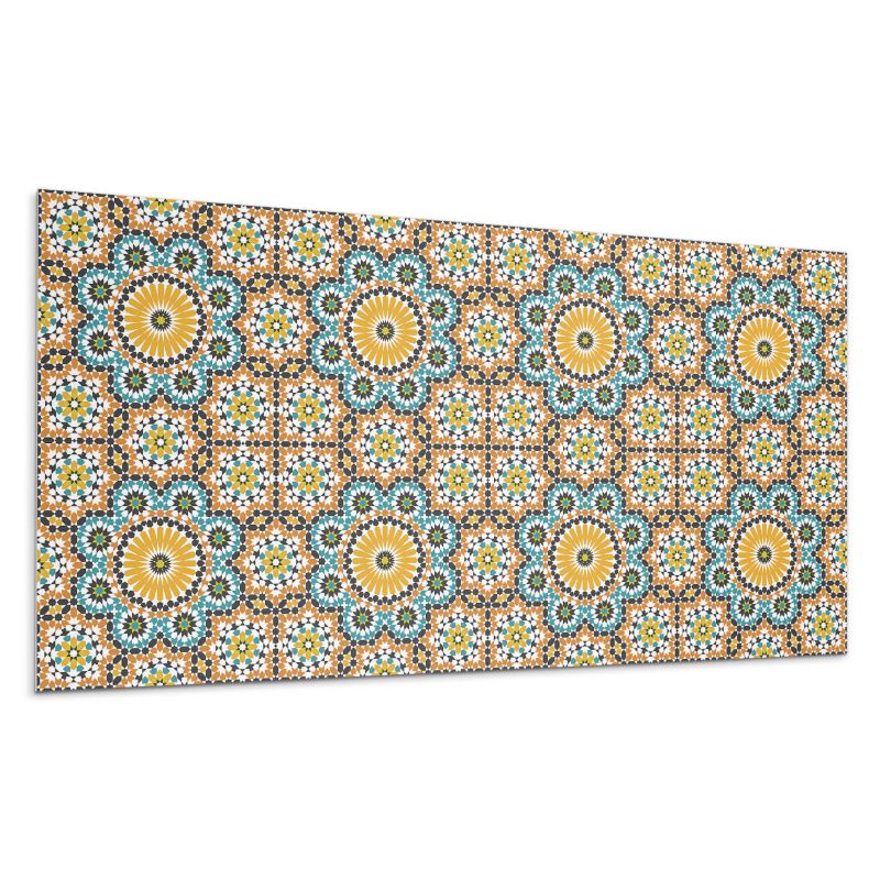 Panel samoprzylepny Wallfluent 100x50 cm Kwintesencja mozaiki w kwiatowej odsłonie 1 szt.