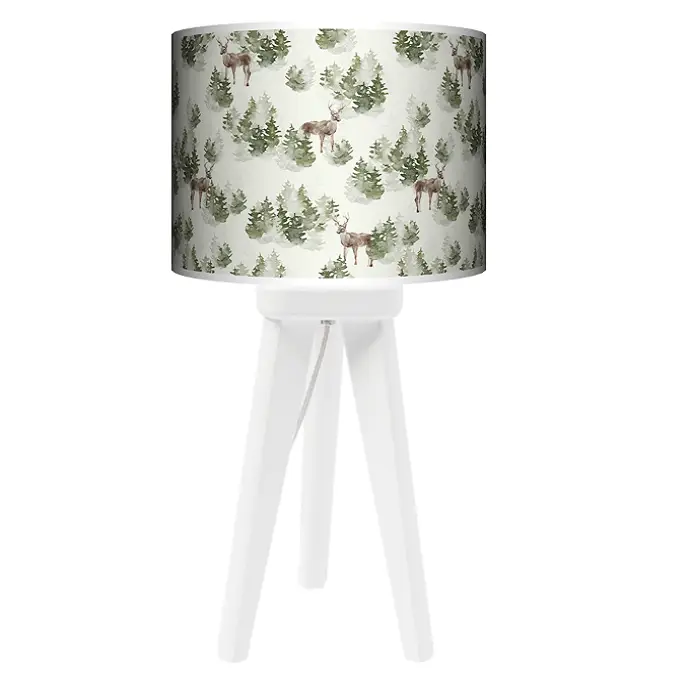 Lampa Trójnóg mała Pine wood2 - kolor podstawy do wyboru FL