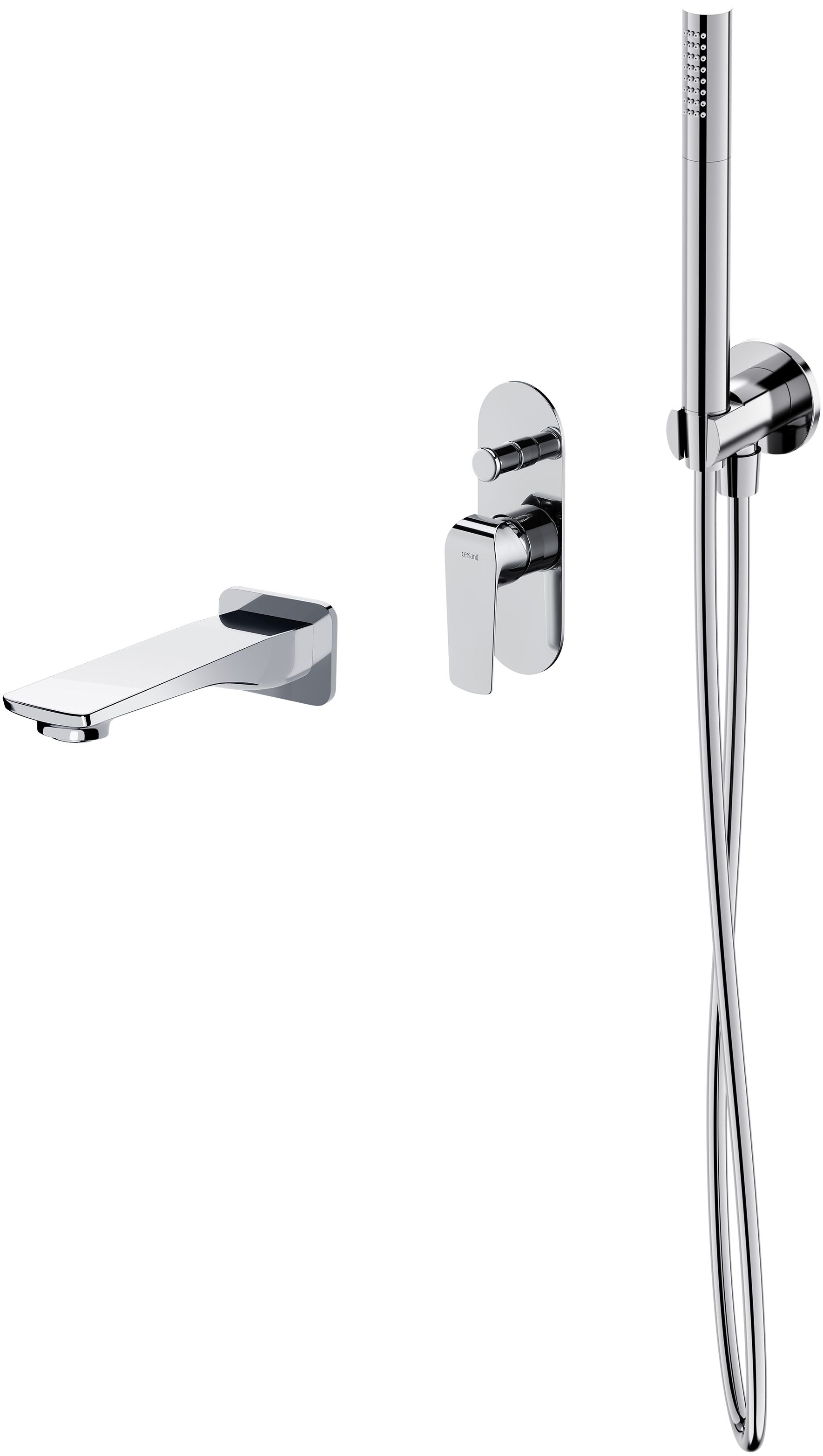 Cersanit City zestaw wannowo-prysznicowy podtynkowy chrom S952-036 - Wysyłka w 24h