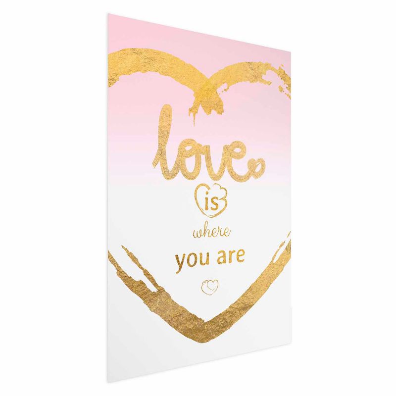 Plakat Artgeist Love Is 29,7x42 cm bez ramy 1 szt