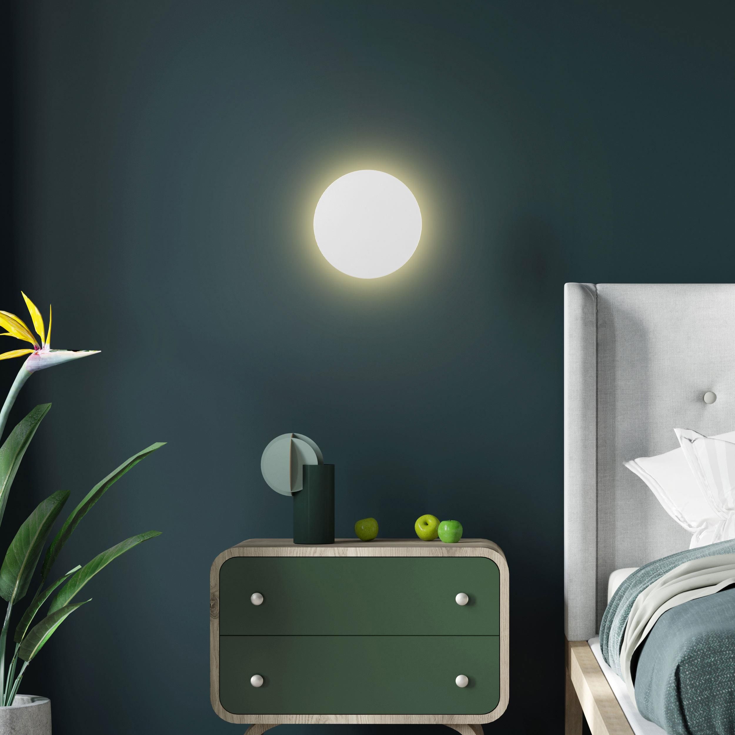 TK Lighting Luna kinkiet 2x6W biały 6009