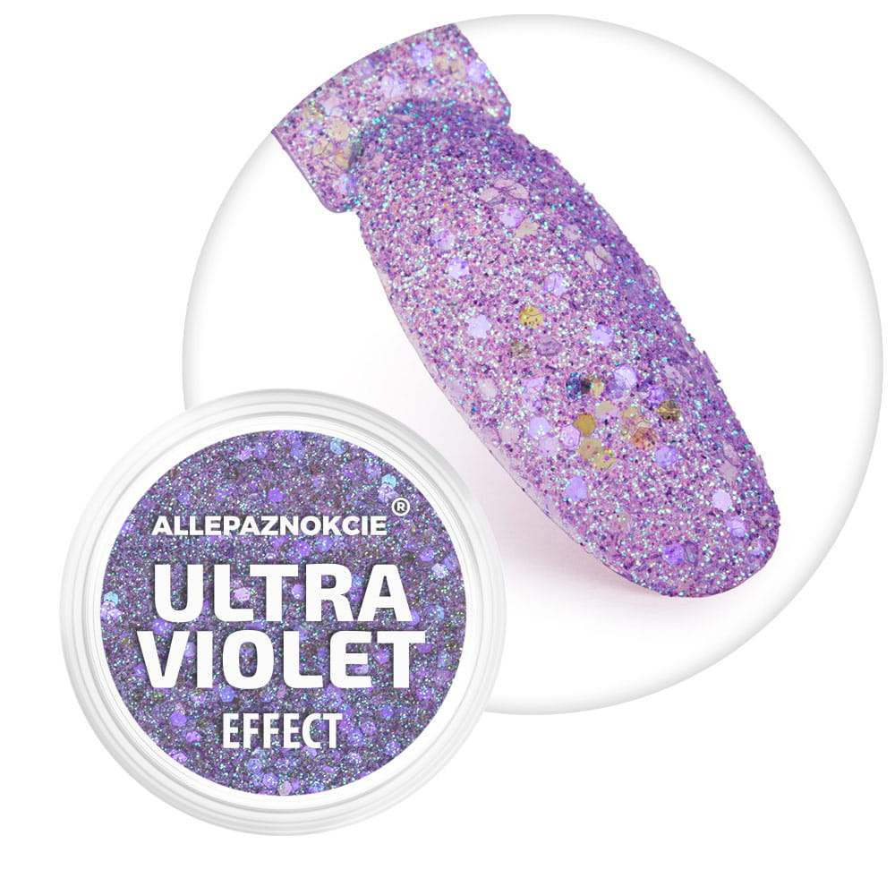 Pyłek do paznokci Ultraviolet Effect Allepaznokcie 1 g Nr 02