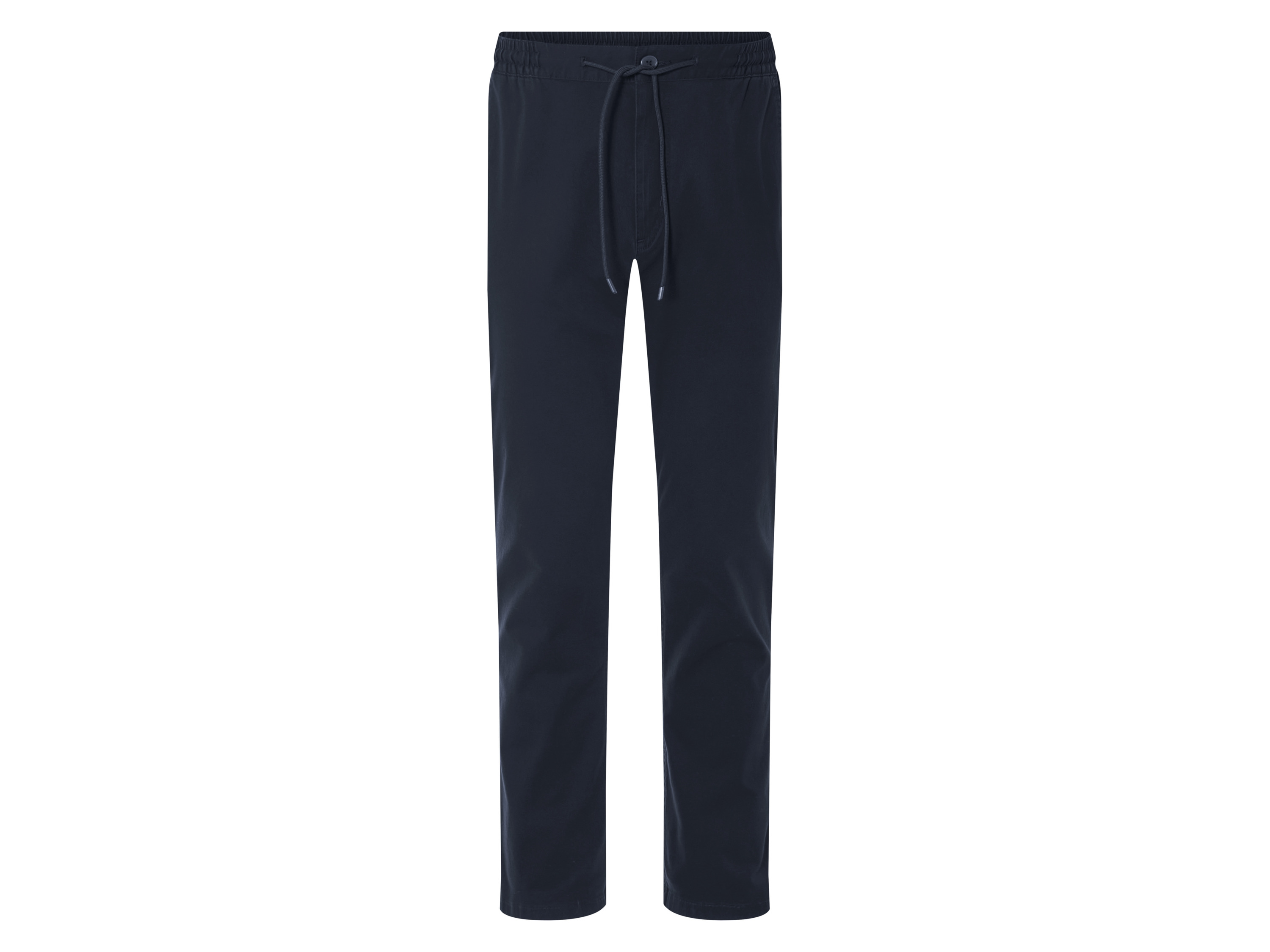 esmara Men Spodnie chino męskie z bawełną Granatowy, L 52/54