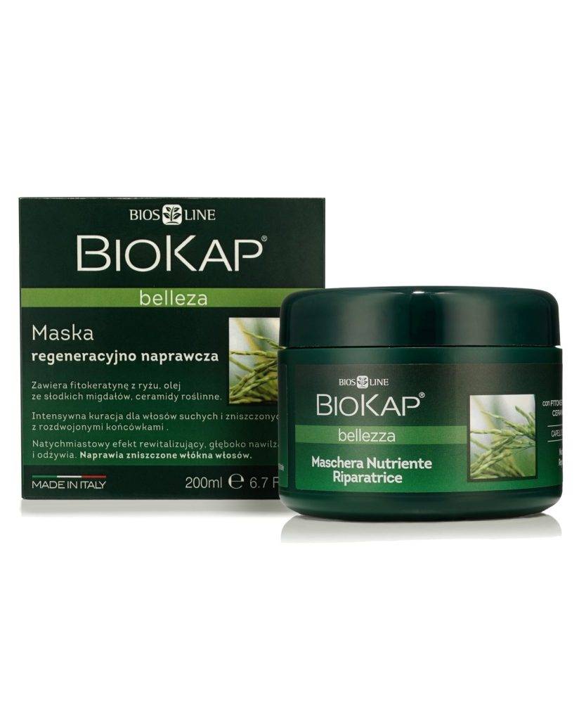 Biokap Bellezza Maska Regenerująco – Naprawcza, 200ml (USZKODZONE OPAKOWANIE)