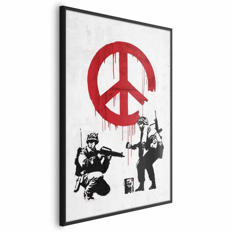 Plakat Artgeist Wojna i pokój 21x30 cm z ramą czarną 1 szt
