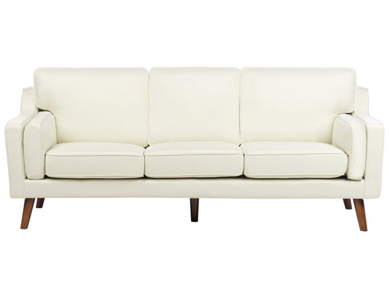 Sofa Lokka Złamana biel dla 3 osób 1 szt.
