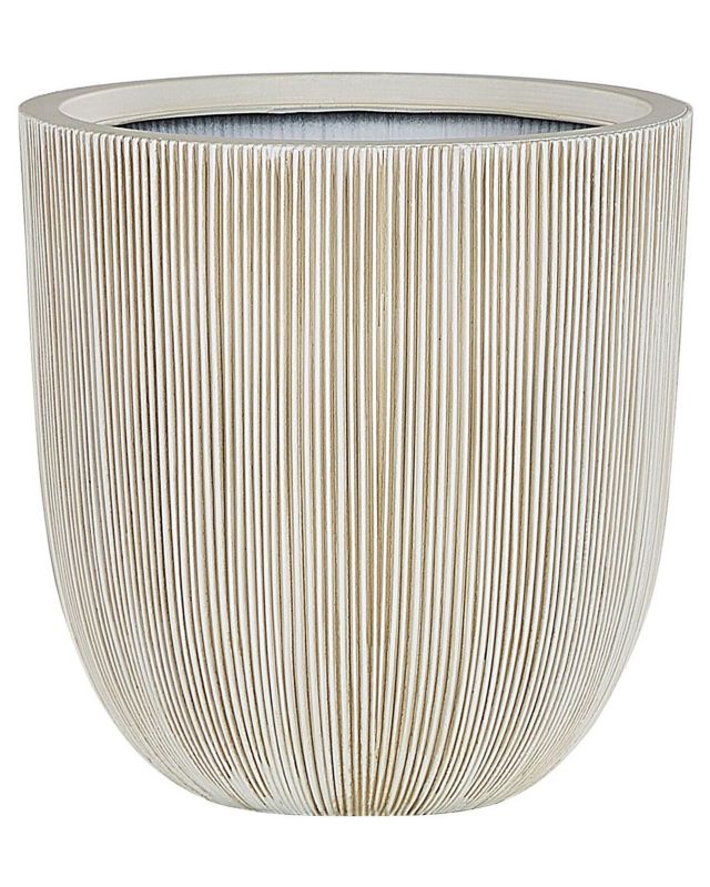 Doniczka Chios Plastik 37 cm Beżowy 1 szt.