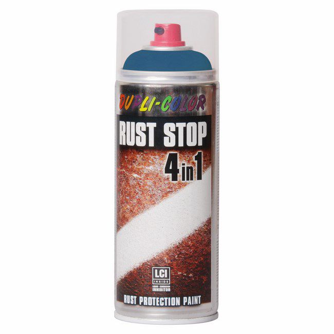 Lakier antykorozyjny Dupli Color Rust Stop RAL 5010 niebieski 0,4 l