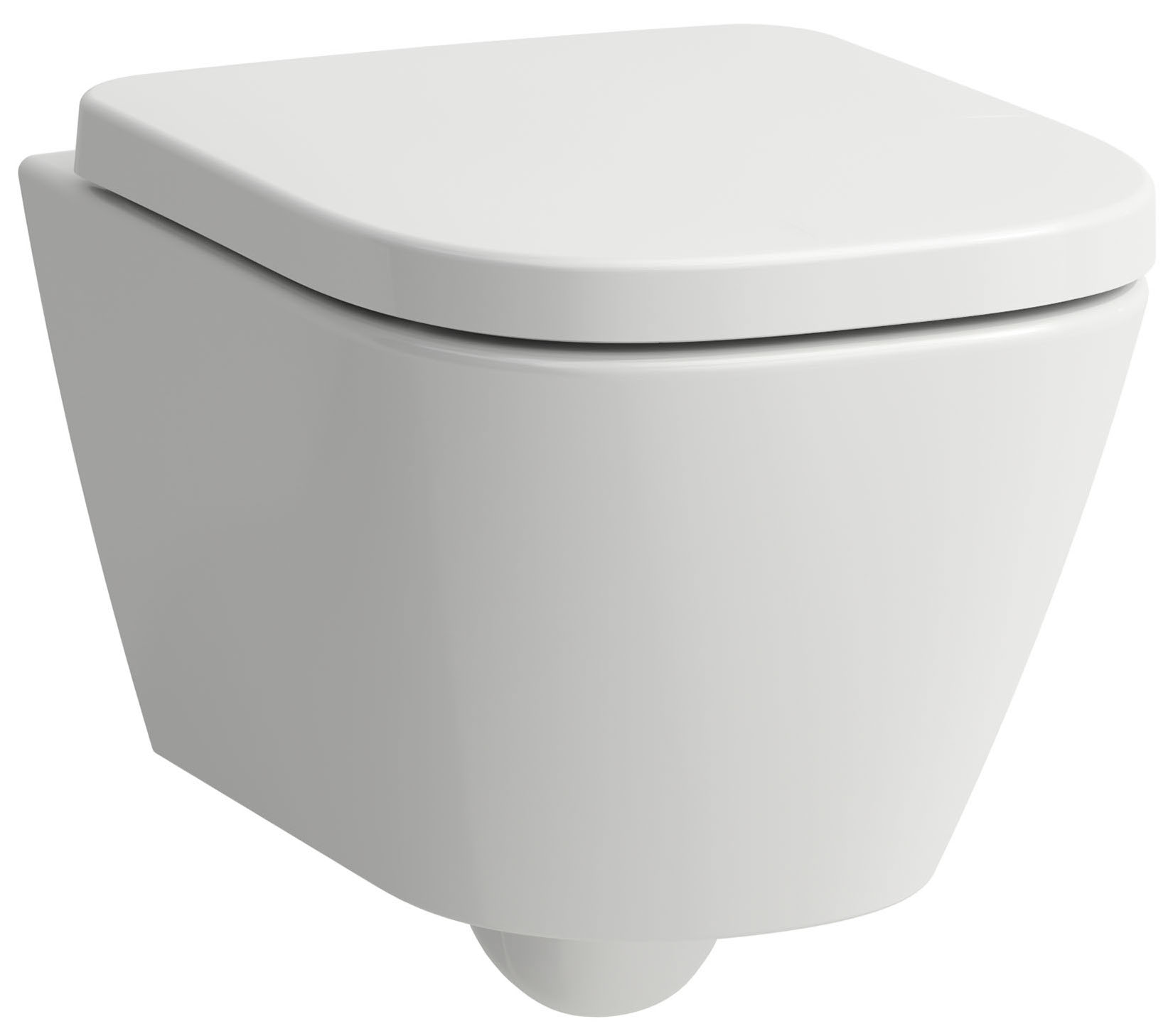 Laufen Meda miska WC wisząca bez kołnierza ze spłukiwaniem wirowym biały mat H8201137570001