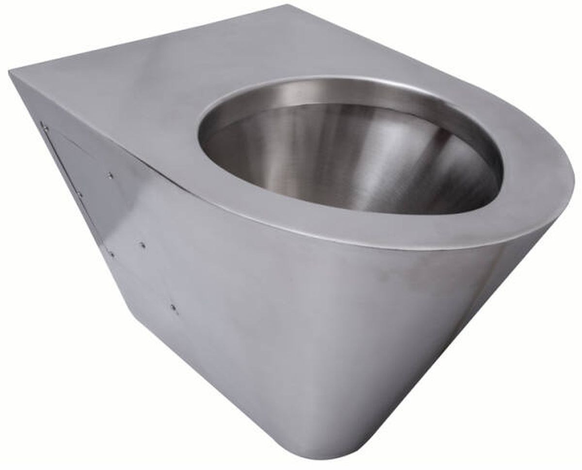 Faneco miska WC wisząca stal nierdzewna szczotkowana N13018 - Wysyłka w 24h