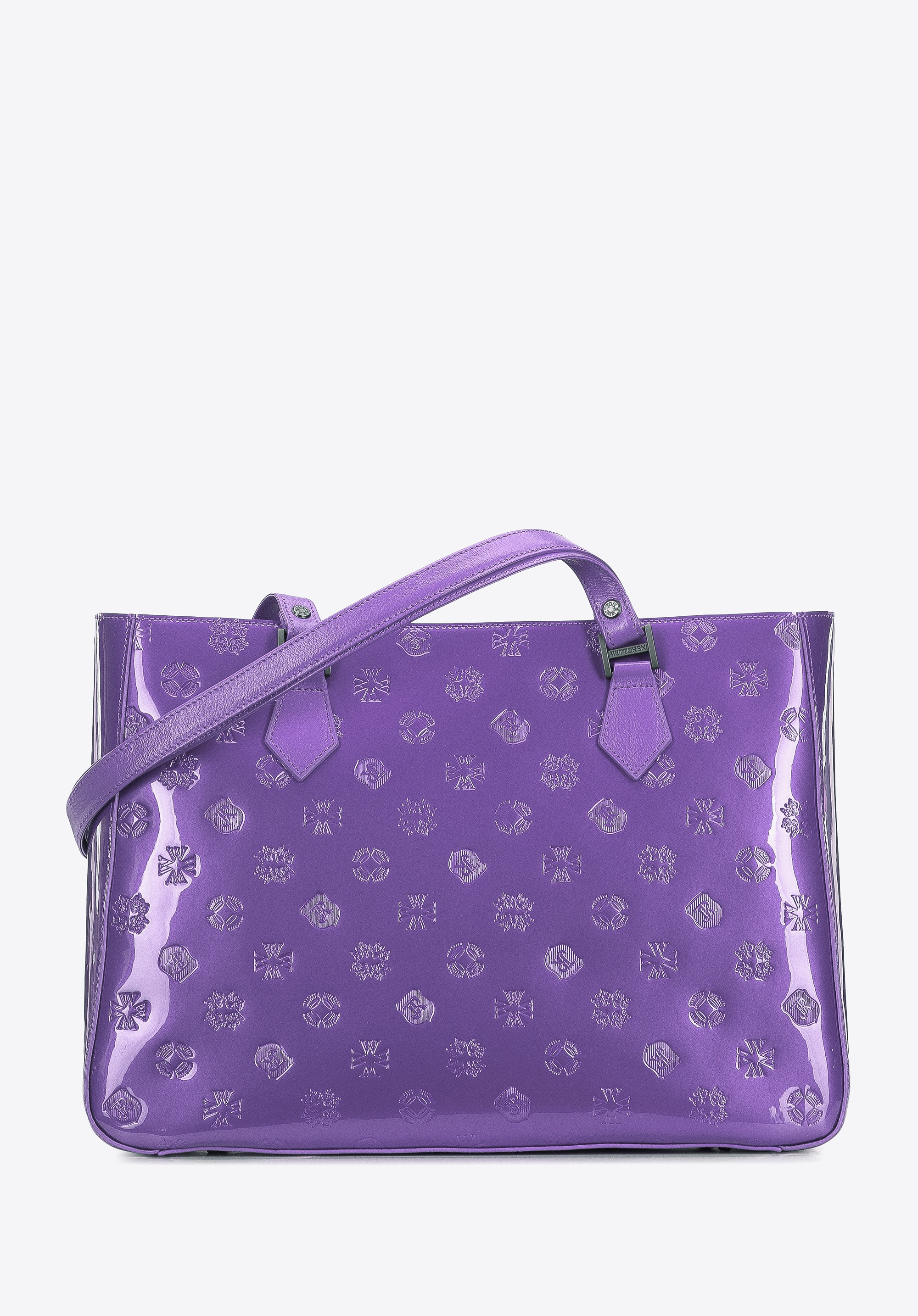 WITTCHEN Torebka damska shopper Signature pomarańczowa