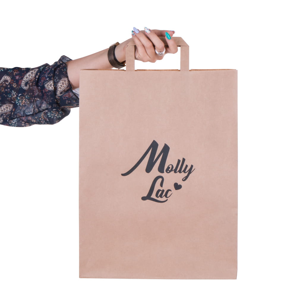 Torba papierowa eco na zakupy MollyLac 1 szt