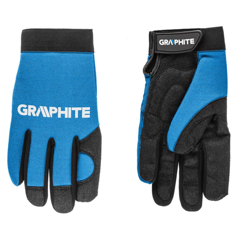 Rękawice robocze GRAPHITE skóra syntetyczna rozm. 10 nieieskie 1 para