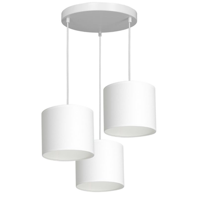 Lampa wisząca Luminex Arden biały matowy wym: 105 x 45 x 45 cm 3xE27 x 15W 1 szt.