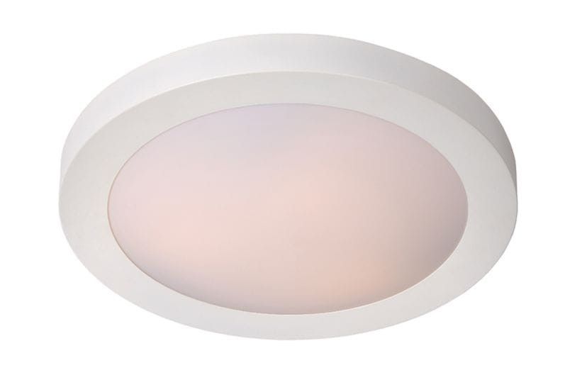 Plafon Lucide Fresh biały łazienkowy 2 x E27 x 20W IP44 wym: 8 x 35 x 35 cm - 1 szt.