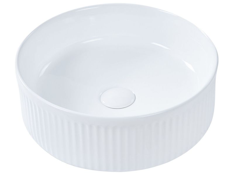 Umywalka nablatowa ceramiczna 37 cm biała Geldo 1 szt.