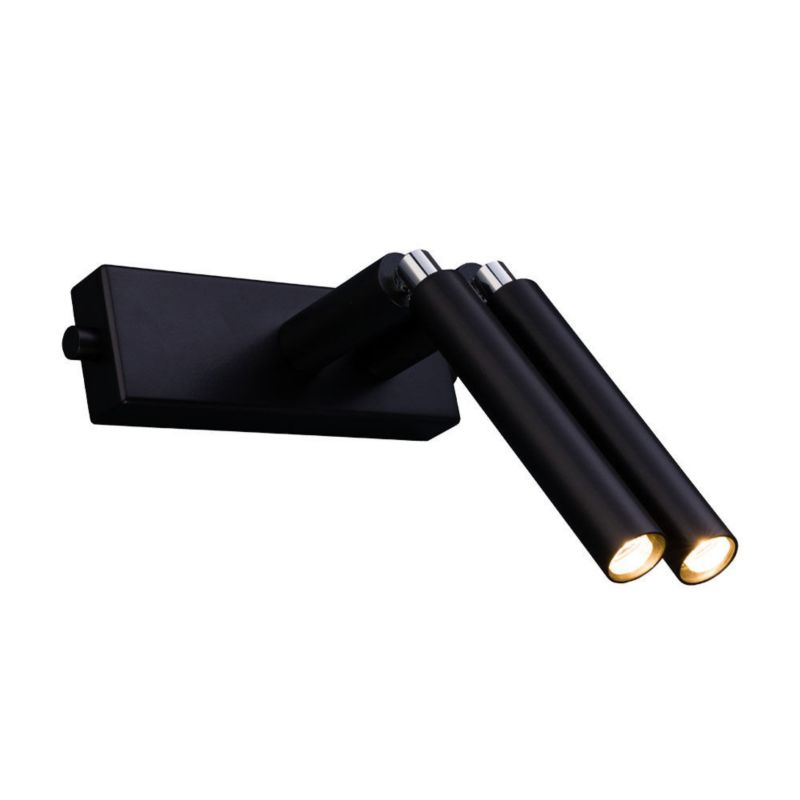 Kinkiet ścienny Dohar Alha czarny 2 x G9 x 2.5W IP20 wym: 19,3 x 15,2 x 5 cm - 1 szt.