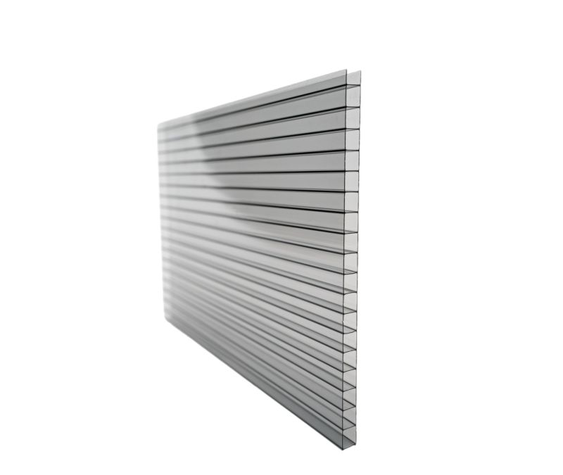 Poliwęglan komorowy TECH-PLAST 10mm szary 2,10 x 2,00m 1-kom 1 szt.