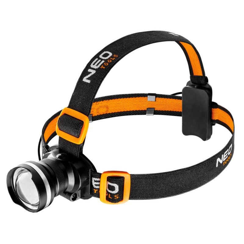 Latarka czołowa NEO TOOLS bateryjna 400 lm, zoom, CREE R5, 3xAAA 1 szt