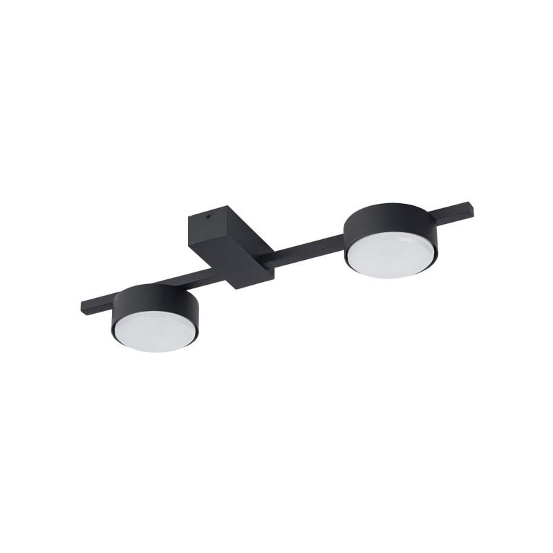 Lampa sufitowa Nowodvorski Lighting Pills czarna wym: 5,5 x 39 x 12 cm 2xGX53 x 8W 1 szt.