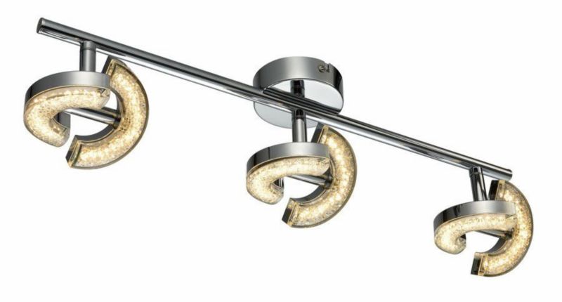 Lampa sufitowa wisząca Reality Semic nikiel wym: 12 x 48 x 10 cm wbudowany LED 3W 1 szt.