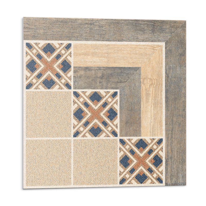 Kafelki samoprzylepne Wallfluent 30x30 cm Kanciaste motywy na płytkach 9 szt.