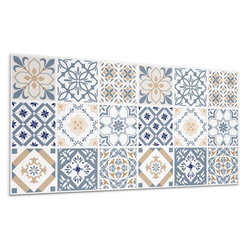 Kafelki samoprzylepne Wallfluent 60x30 cm Kratkowe wzory mozaikowe w nowoczesnym wydaniu 6 szt.