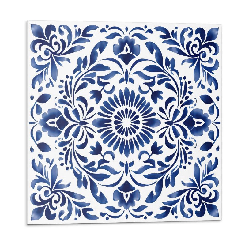 Kafelki samoprzylepne Wallfluent 30x30 cm Ornamentowe kwiaty w stylu eleganckim 9 szt.