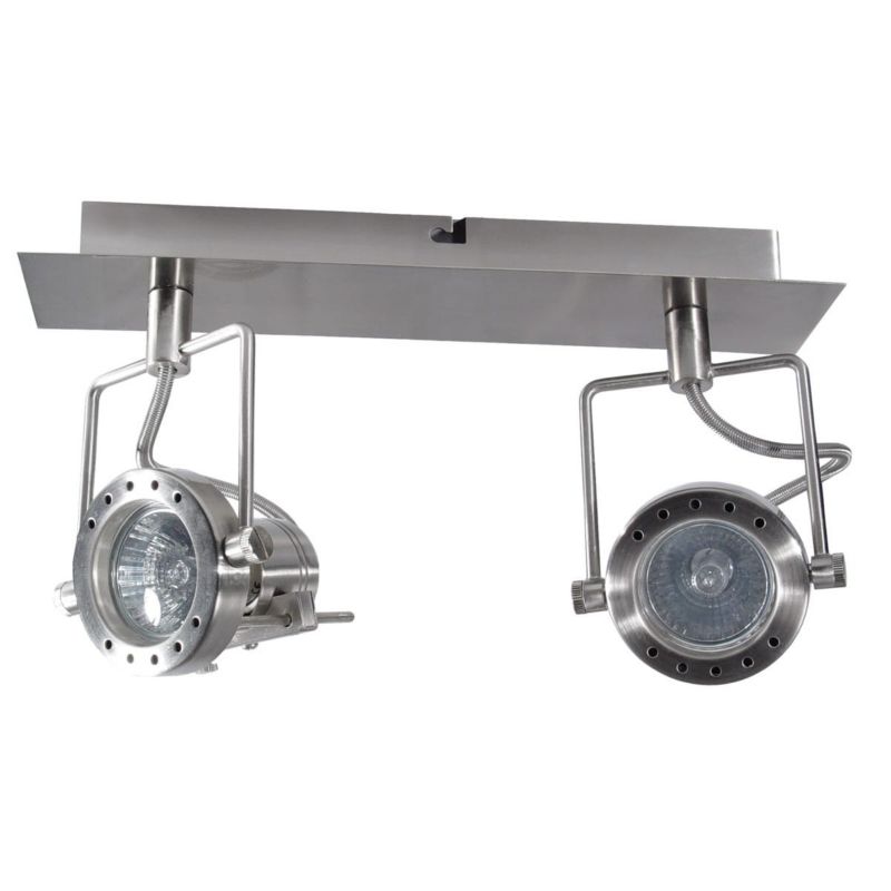 Spot oprawa sufitowa Kanlux Sonda srebrny 2 x GU10 x 50W IP20 wym: 32 x 6 cm - 1 szt.
