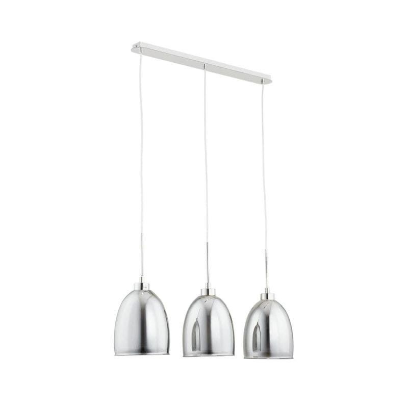 Lampa sufitowa wisząca Alfa Ronda chromowana-grafit wym: 100 x 70 x 18 cm 3xE27 x 60W 1 szt.