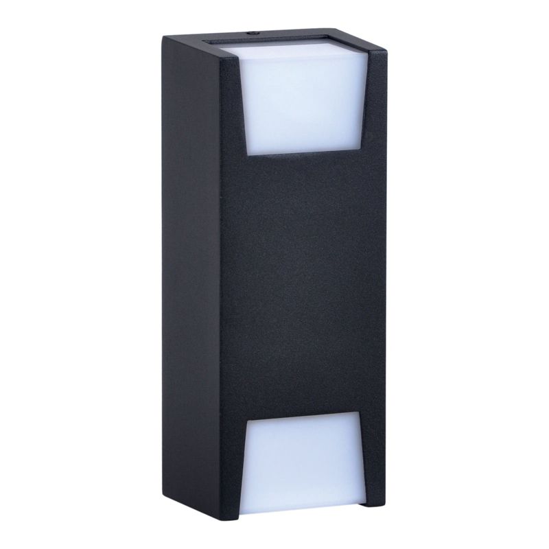 Kinkiet ścienny zewnętrzny Kaja Slot czarno-biały 2 x GU10 x 60W IP44 wym: 23,5 x 9 cm - 1 szt.