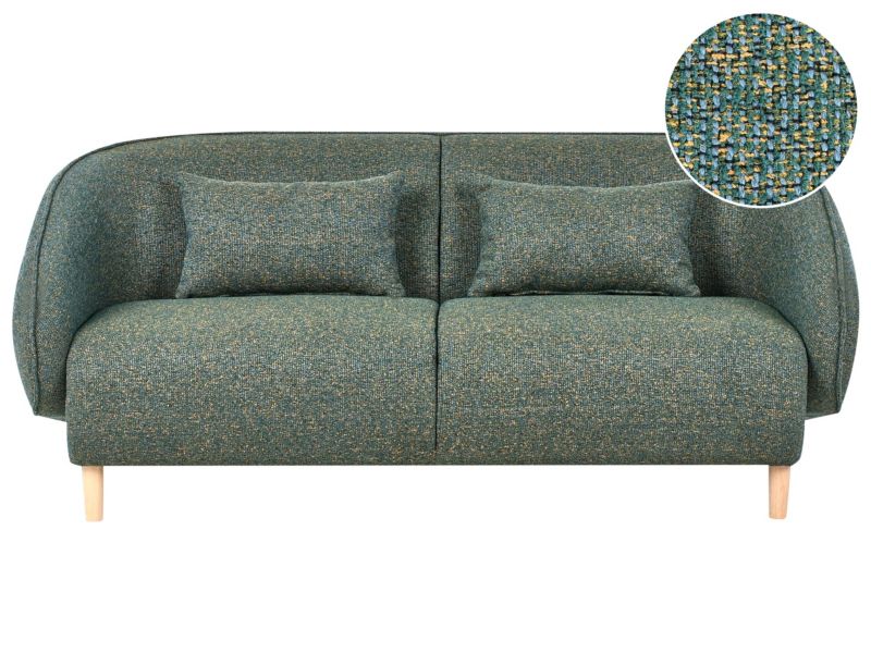 Sofa z drewnianymi nóżkami Umea Zielony 1 szt.