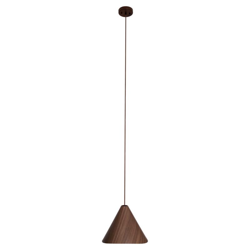 Lampa wisząca Maxlight Sakura 3413 ciemne drewno orzechowe styl klasyczny 1xE27 x 1 szt.