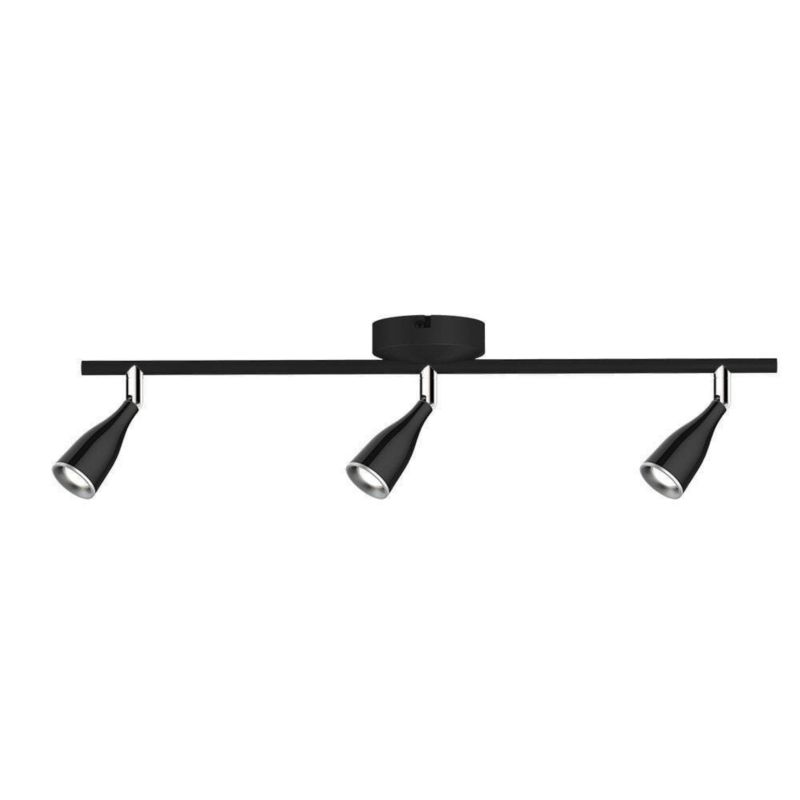 Spot oprawa sufitowa V-TAC czarny-chromowany LED 13.5W 3000K 1000 lm IP20 wym: 60 x 9,4 cm metal - 1 szt.