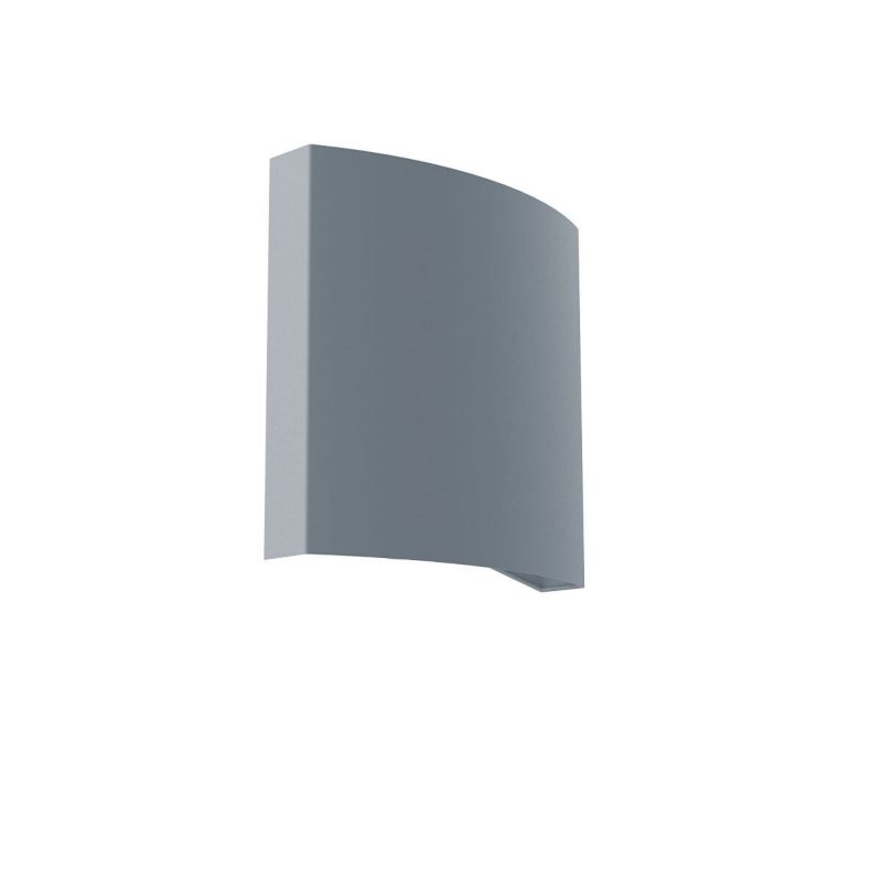 Kinkiet ścienny Nowodvorski Lighting Borde szary 1 x E27 x 40W IP20 wym: 30 x 30 x 11,5 cm - 1 szt.