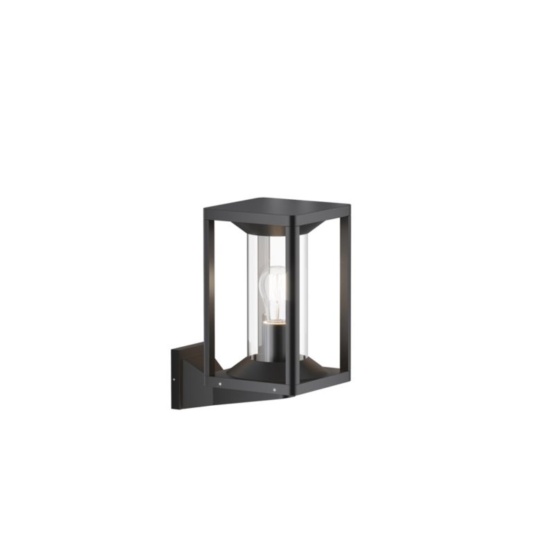 Kinkiet ścienny zewnętrzny Maytoni Cell grafitowy 1 x E27 x 15W IP65 wym: 27,6 x 14,5 x 21,5 cm - 1 szt.