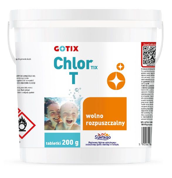 Tabletki do basenu Gotix Chlortix T 200 g 3 kg 1 szt.