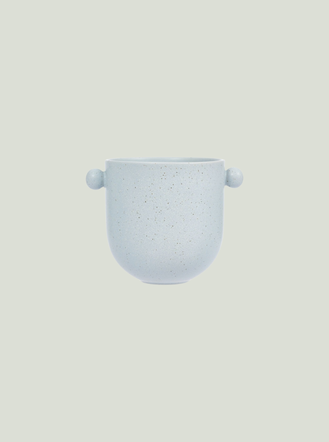 Naczynie Donica Saga Pot Flint Blue– niska OYOY Living