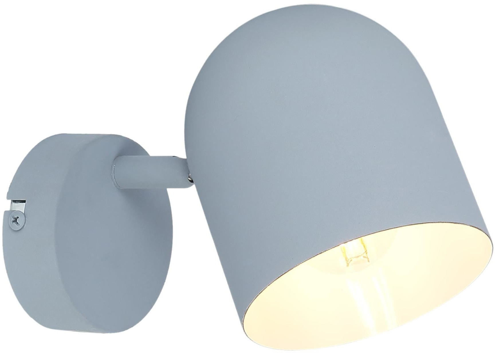 Candellux Azuro kinkiet 1x40 W szary 91-63205 - Wysyłka w 24h