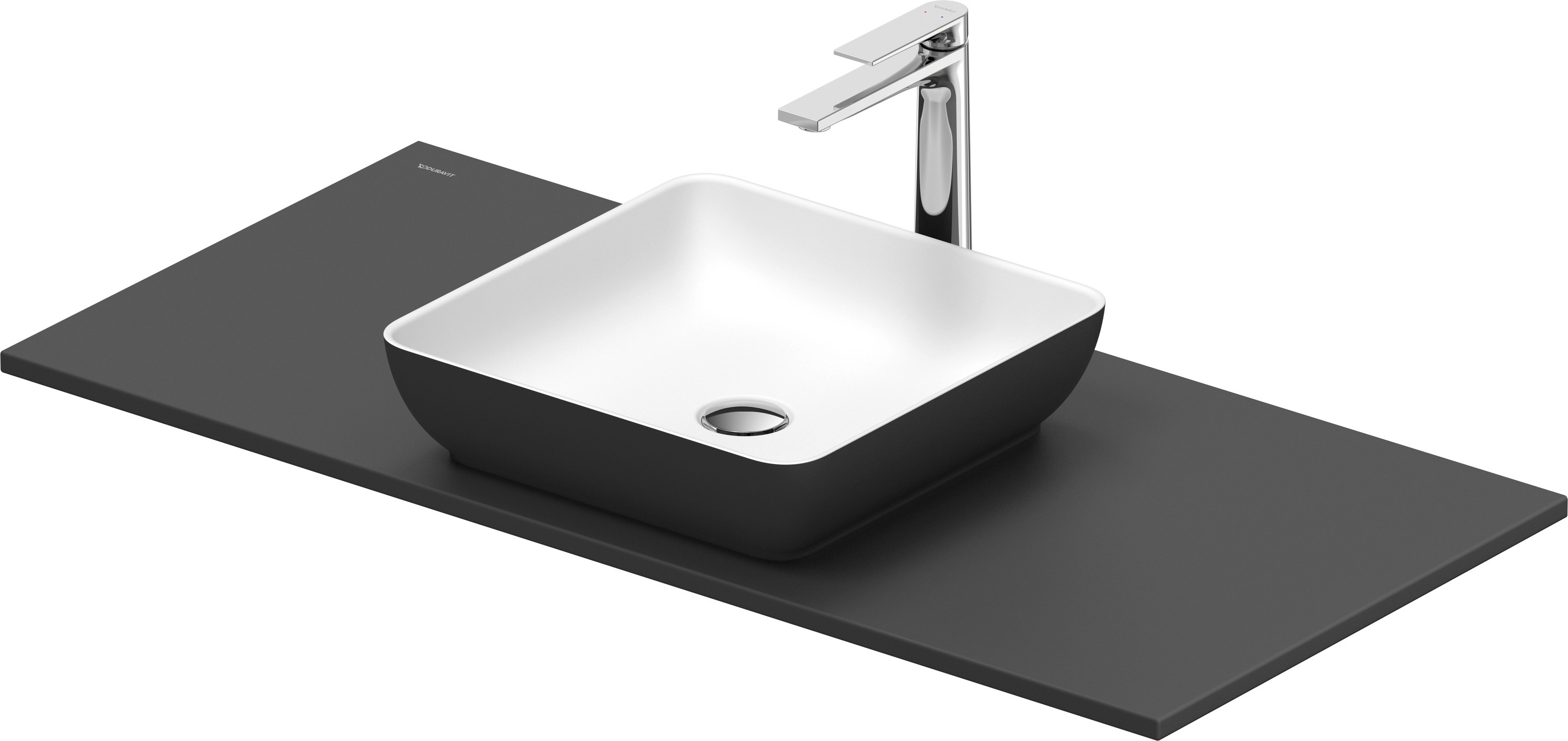 Duravit Sivida umywalka z konsolą 108 cm szarą 268019FI00