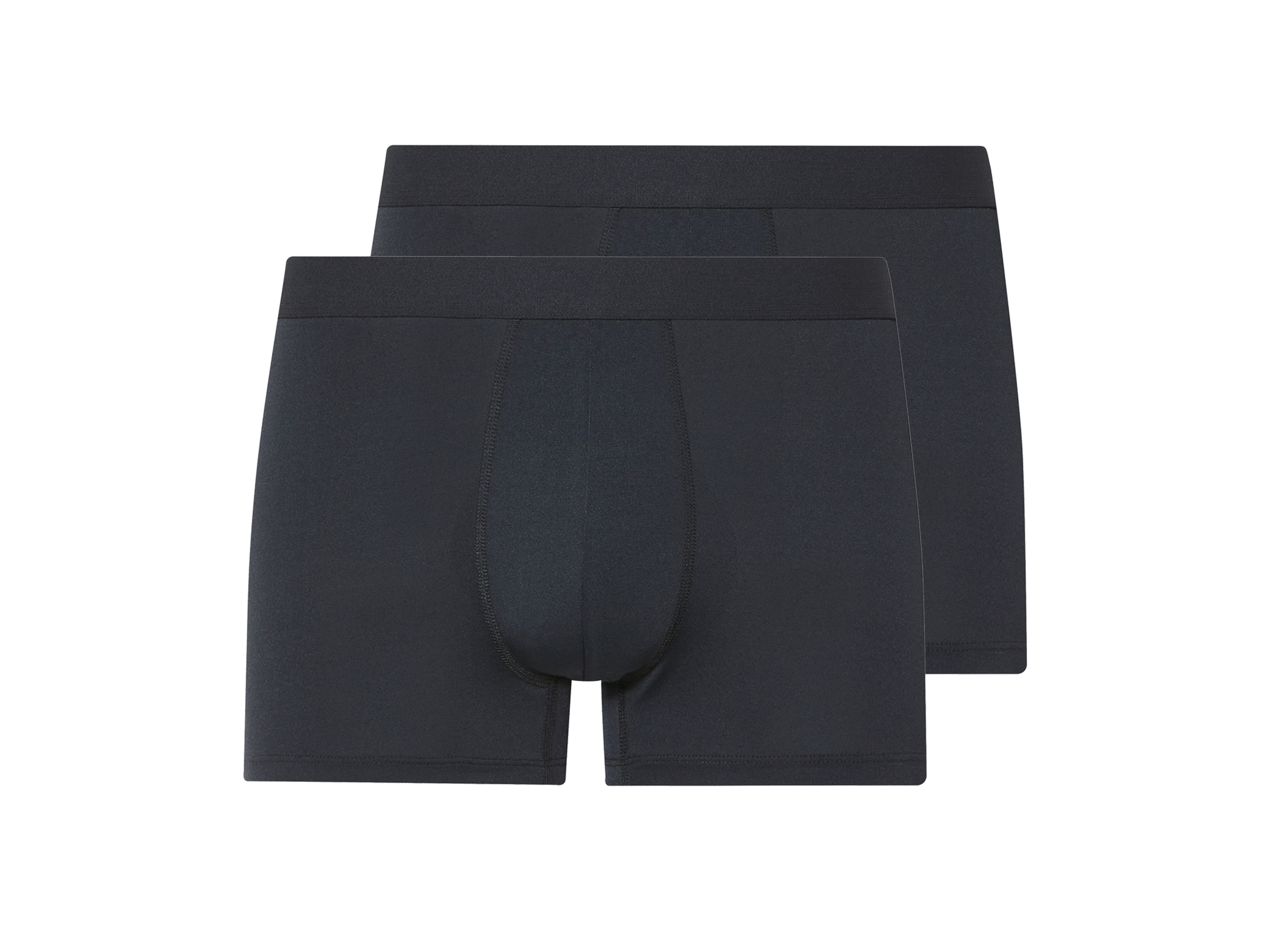 Livergy Bokserki męskie chłodzące, 2 pary Czarny, 7/Xl