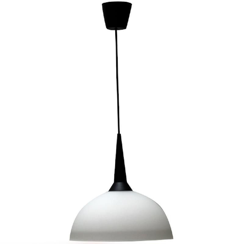 Lampa wisząca Alfa Arena 7194 czarno-biała styl klasyczny 1xE27 x 15W 1 szt.