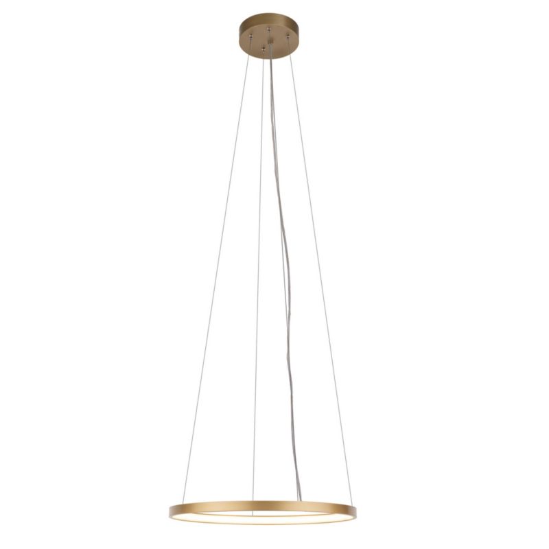 Lampa wisząca Shilo Agari 3245 złoty mat ring wbudowany LED 35W 1 szt.