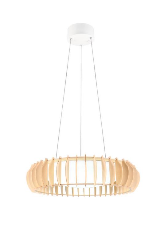 Lampa wisząca RL Monte jasne drewno wym: 150 x 60 x 60 cm wbudowany LED 40W 1 szt.